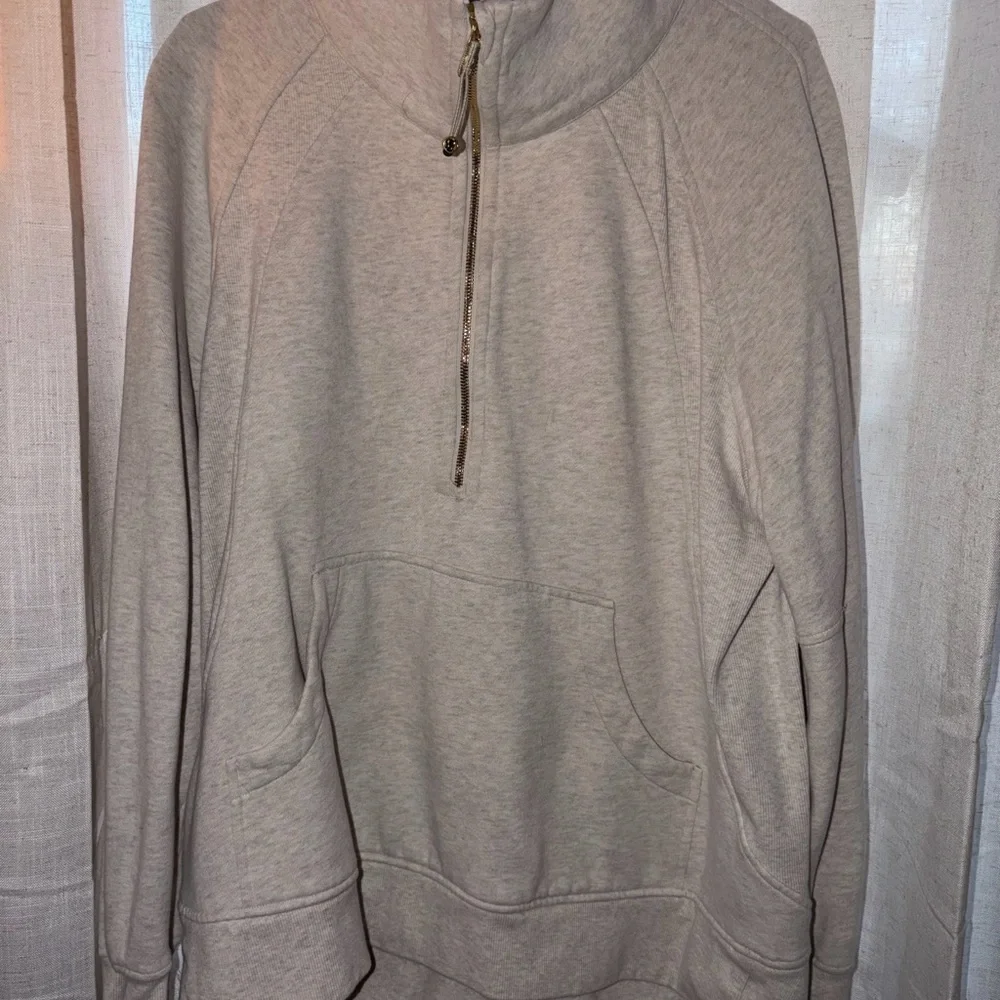 lululemon athletica XL-XXL Bone and Gold funnel neck LONG - Picture 4 of 13